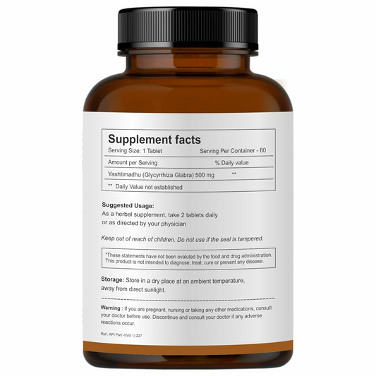 Herb Essential Yashtimadhu Tablets - Swadesiicart