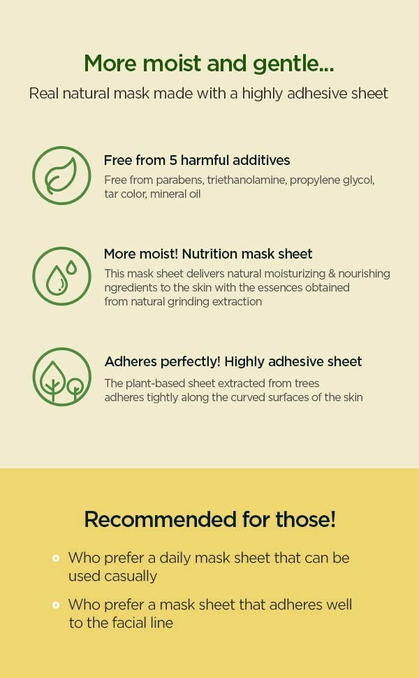 The Face Shop Real Nature Honey Face Mask - Korean Skincare - Swadesiicart