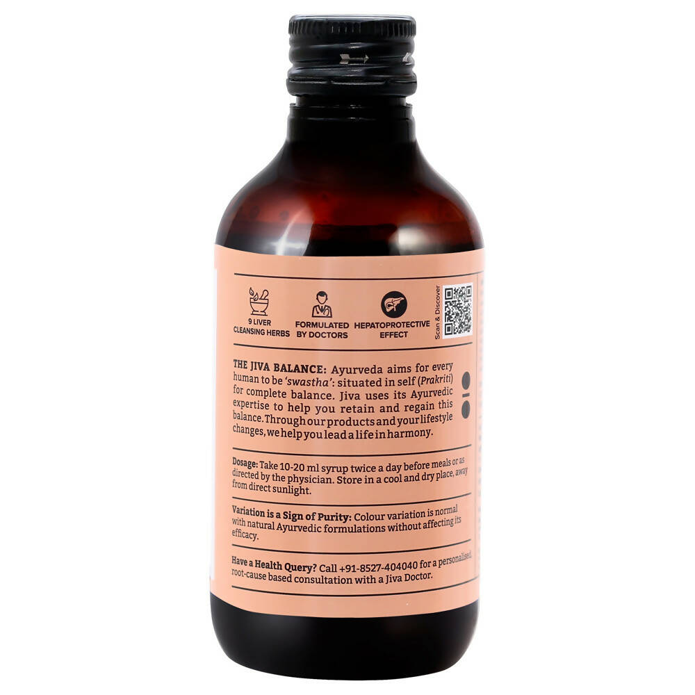 Jiva Ayurveda Livon Syrup | Ayurvedic Liver Tonic for Liver Health & Detoxification - Swadesiicart