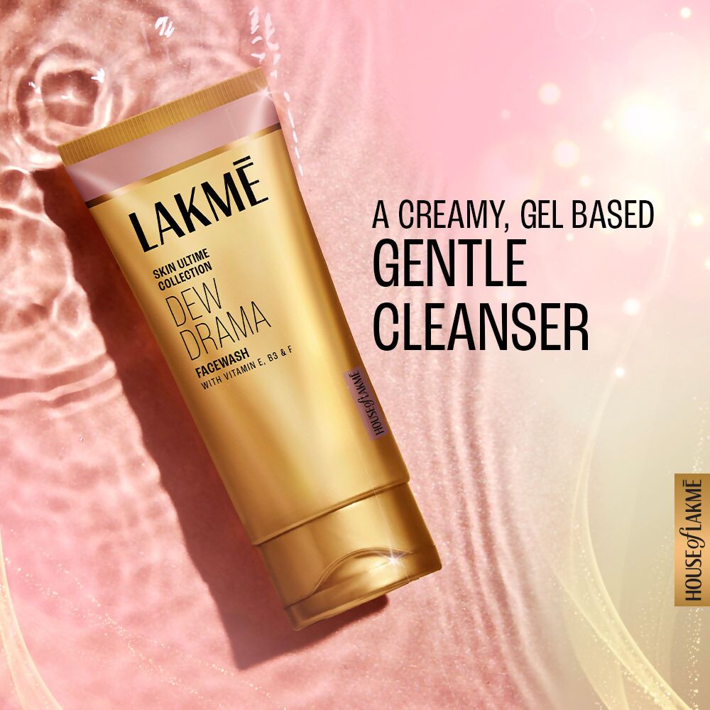 Lakme Dew Drama Face Wash - Swadesiicart