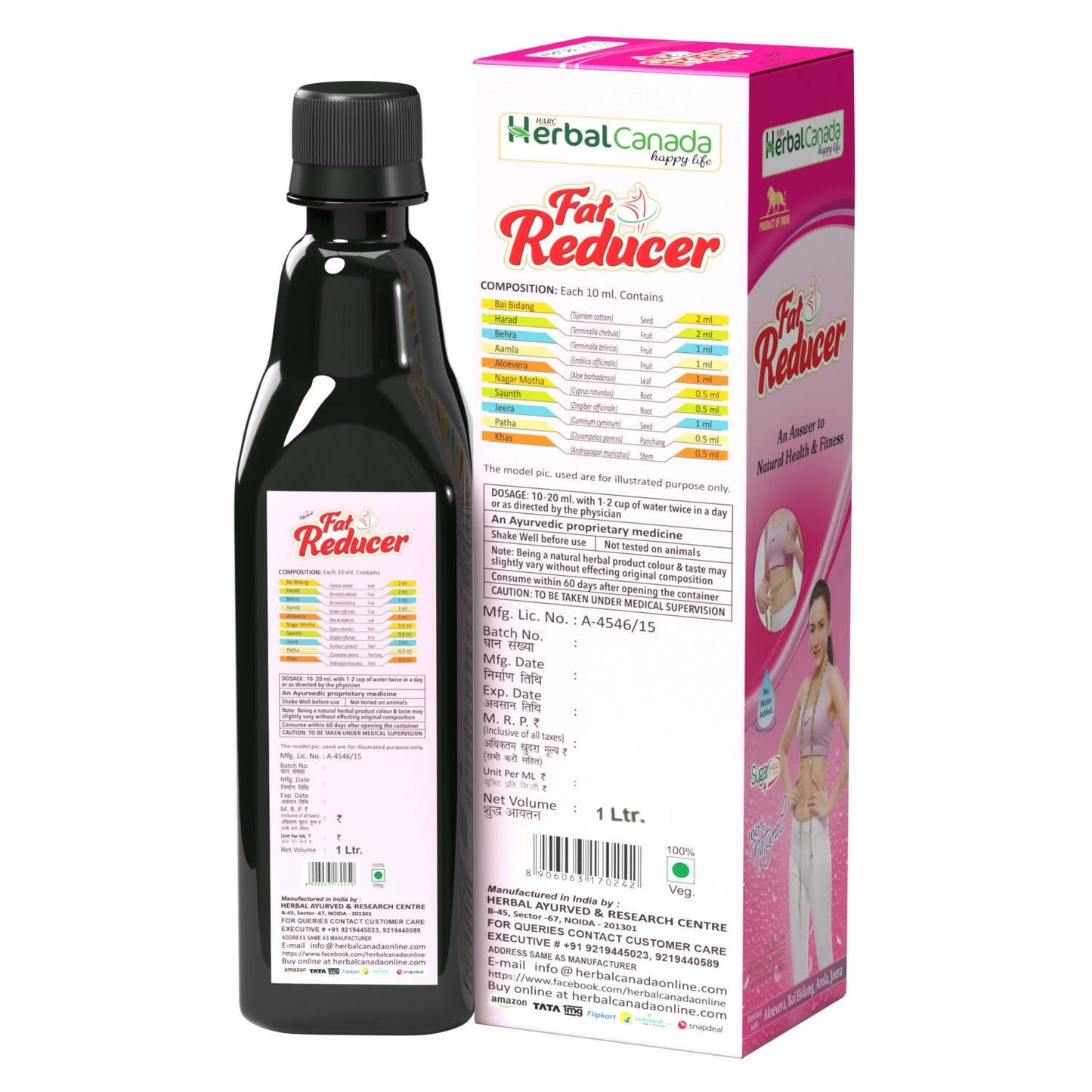Herbal Canada Fat Reducer - Swadesiicart