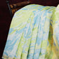 Combo of Parrot Green and Blue Chanderi Printed Saree By Gayathri Reddy Designer Studio | Swadesiicart