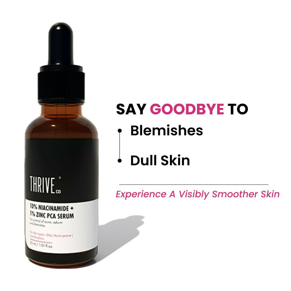 Thriveco 10% Niacinamide + 1% Zinc Pca Serum | Swadesiicart