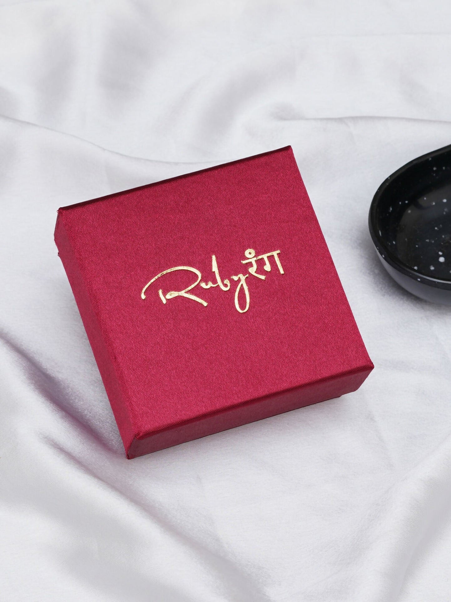 Jadau Earrings (Gold) - Ruby Raang | Swadesiicart