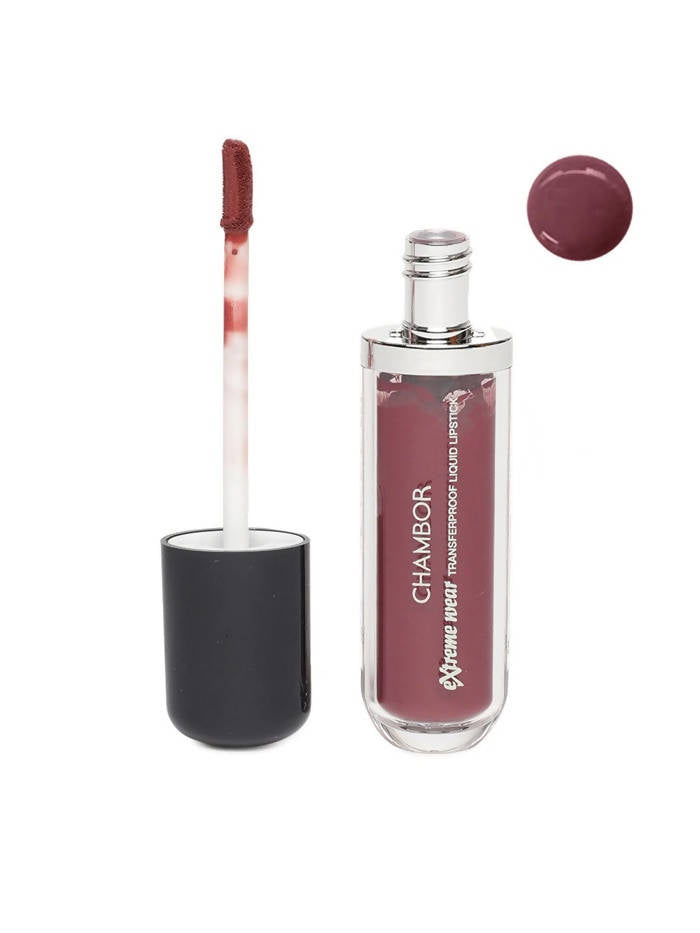Chambor Extreme Wear Transferproof Liquid Lipstick - Coffee Date - Swadesiicart