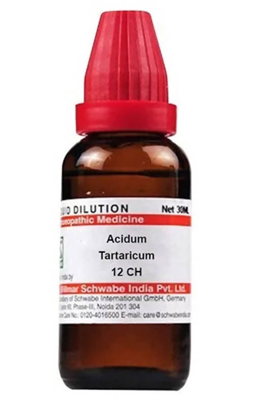 Dr. Willmar Schwabe India Acidum Tartaricum Dilution | Swadesiicart