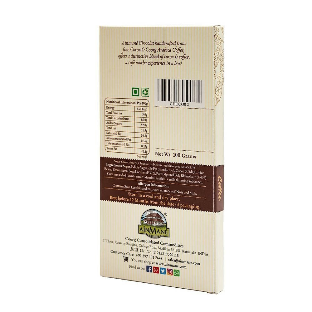 Ainmane Handcrafted Cocoa Bar - Swadesiicart