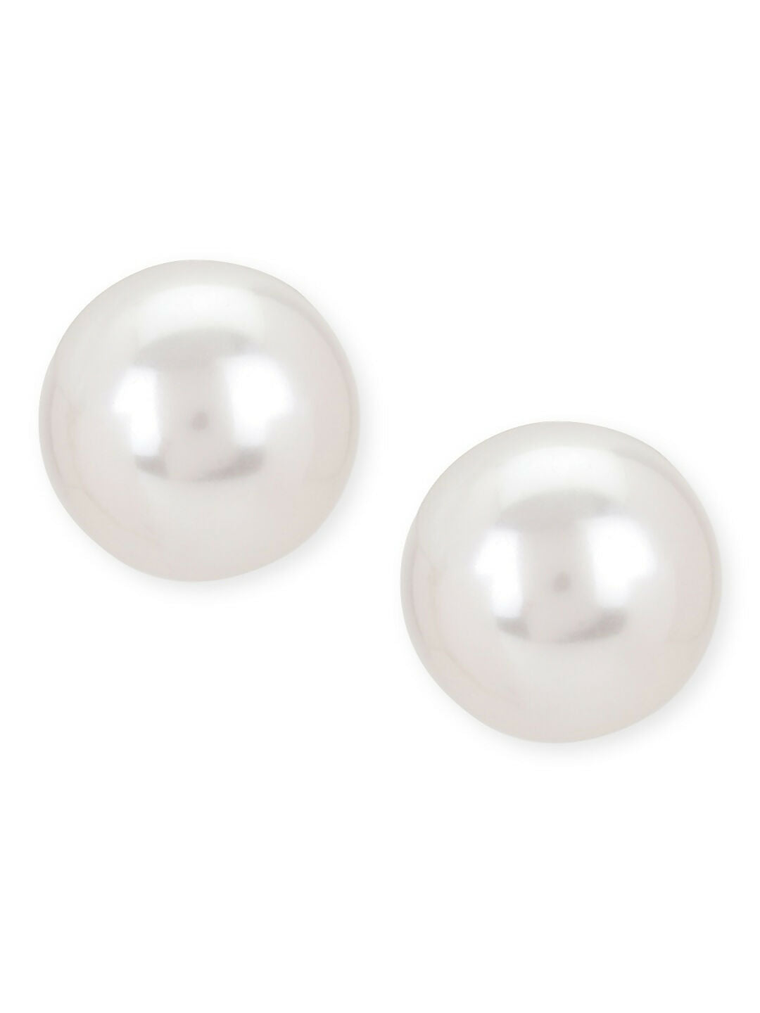 Pearl White Shine Studs- Ruby Raang | Swadesiicart