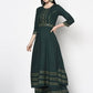 Aniyah Rayon Bottle Green Color Anarkali Kurta (AN-205K)
