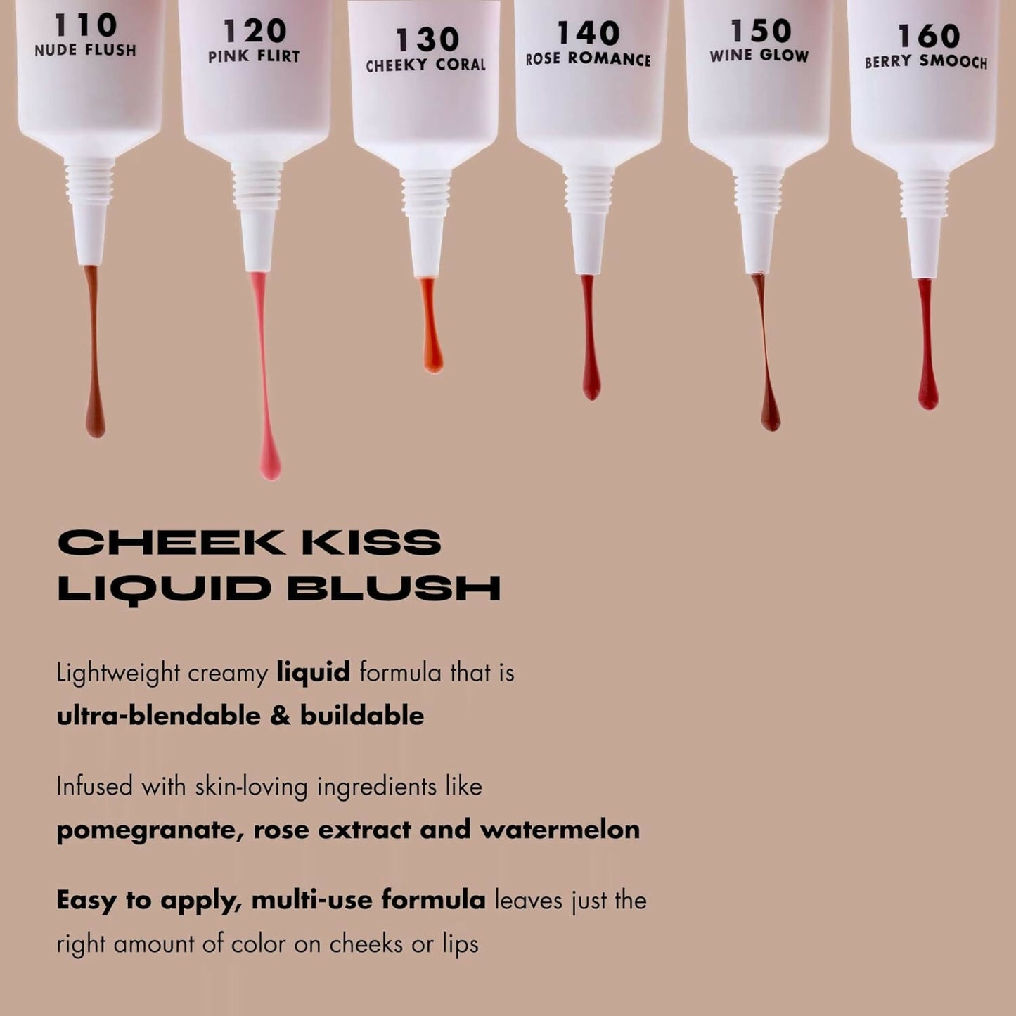 Milani Cheek Kiss Liquid Blush - Pink Flirt | Swadesiicart