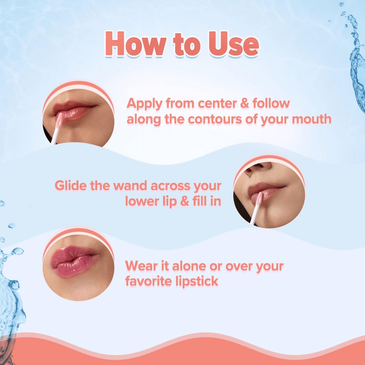 Aqualogica Plump+ Pouty Li-Ph Gloss - Peach Vanilla - Limited Time Offer - Swadesiicart