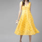 Ahalyaa Women's Traditional wear Dress - Yellow | Swadesiicart