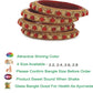 Afast Bridal Wedding & Party Fashionable Colorful Glass Bangle/Kada Set, Pack Of 4 - Red, Gold - Swadesiicart