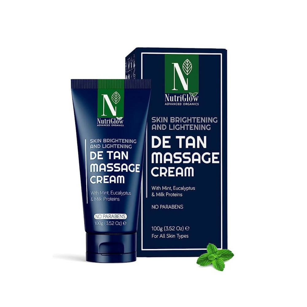 NutriGlow Advanced Organics De-tan Massage Cream - Nutriglow Cosmetics
