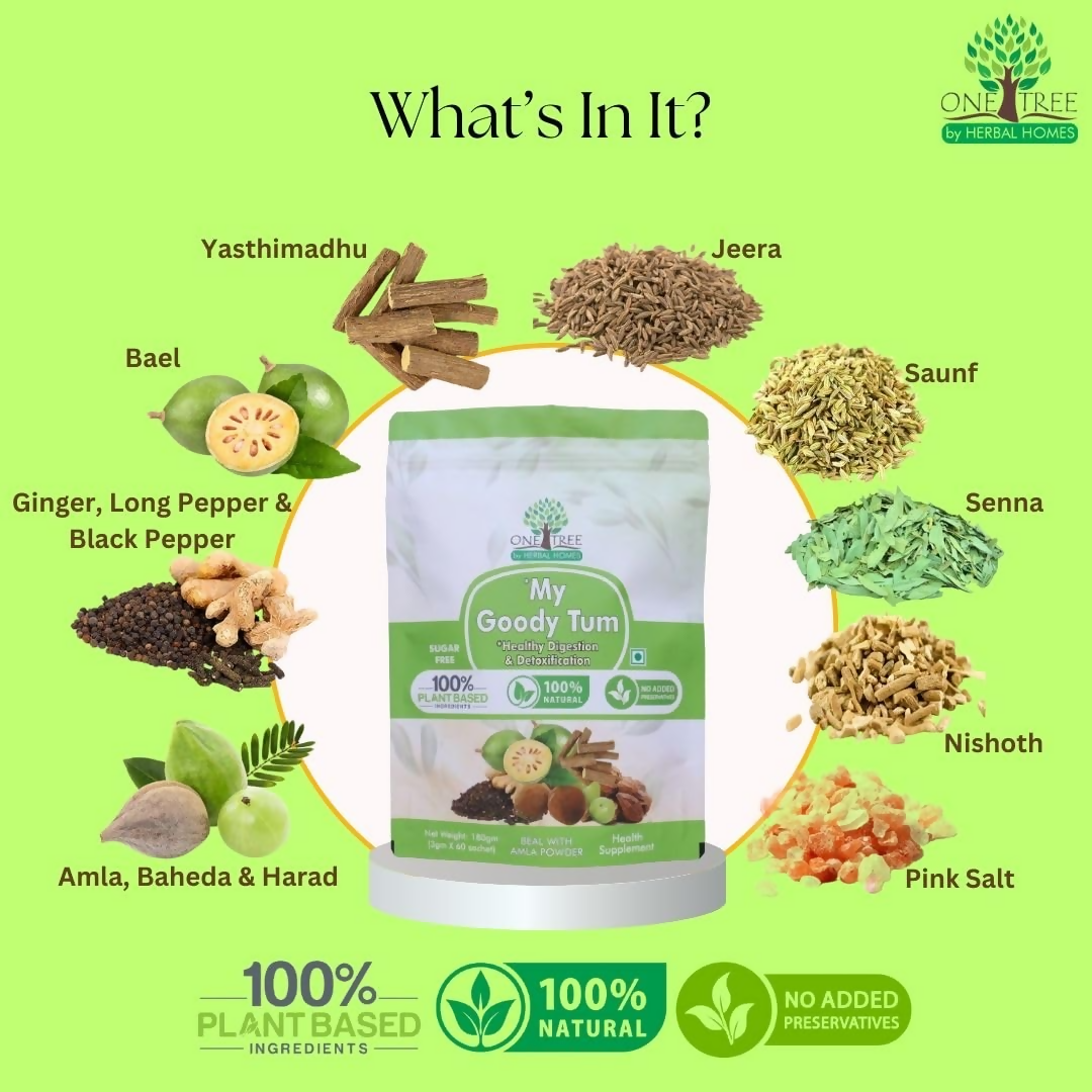 One Tree My Goody Tum Powder - Swadesiicart