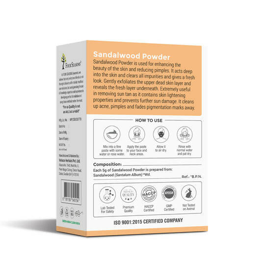 Four Seasons Sandalwood Face Pack Powder - Swadesiicart