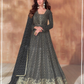 Anaita Black Georgette Readymade Anarkali Suit with Sequence Work