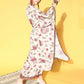 Ahalyaa Women Beige Colour Crepe Digital Printed Kurta Palazzo Set | Swadesiicart