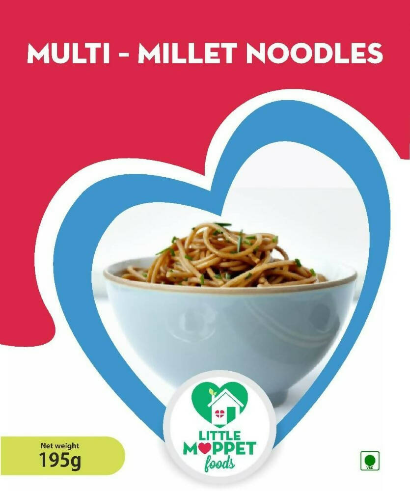 Little Moppet Foods Multi Millet Noodles - Swadesiicart
