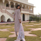 Jyoti Fashion Women's Beige Cotton Silk Hand Work with Floral Printed Kurta Set | Swadesiicart