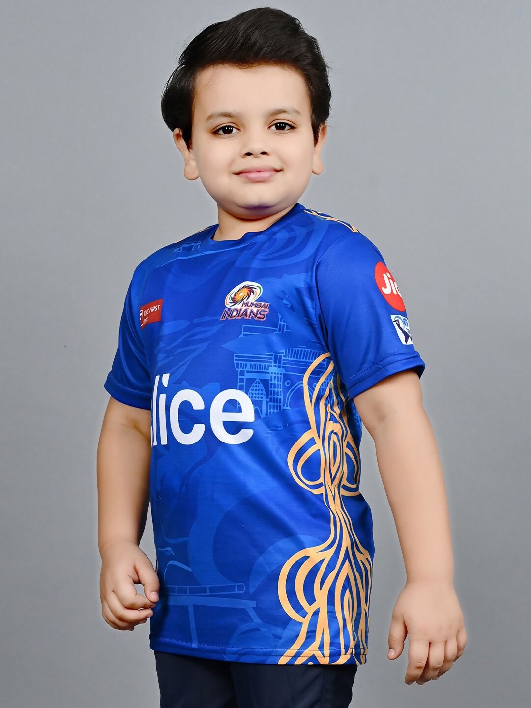 Baesd Kids MI Ipl, T20 Cricket Jersey T-shirt | Swadesiicart