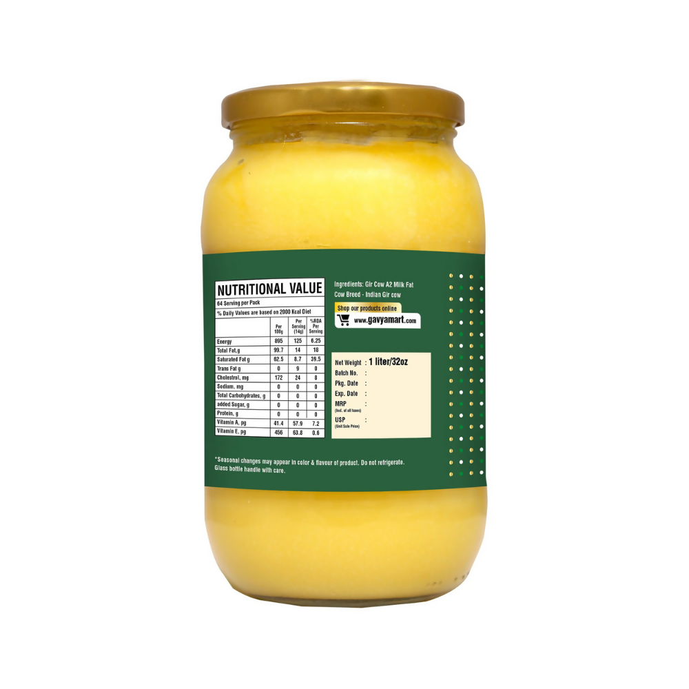 Gavyamart A2 Gir Cow Ghee - Swadesiicart
