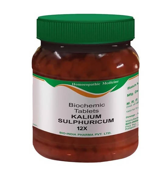 Bio India Homeopathy Kalium Sulphuricum Biochemic Tablets | Swadesiicart