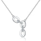 Cauer Elegant 14K White Gold Plated Moissanite Pendant Necklace | Swadesiicart