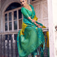 Anaita Yellow Soft Silk Woven Saree With Blouse
