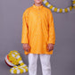 Bluesaanchi Yellow Bold Zari Kurta Set – Trendy Vibes for Your Little One | Swadesiicart