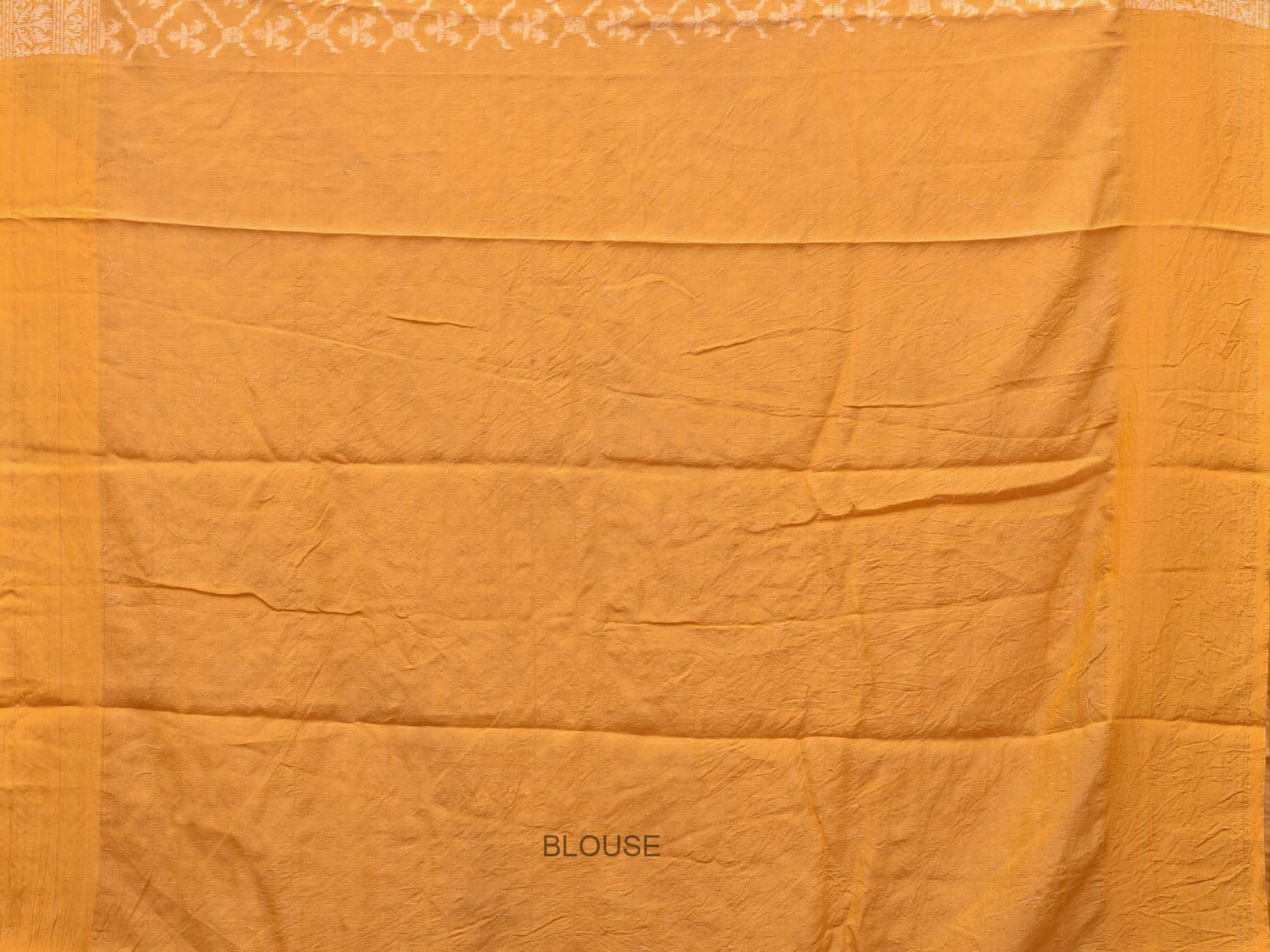 Yellow Cut Work Tussar Cotton Handloom Saree with All Over Jamdani Style Design - Global Threads | Swadesiicart