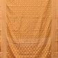 Yellow Cut Work Tussar Cotton Handloom Saree with All Over Jamdani Style Design - Global Threads | Swadesiicart