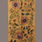 Yellow Kalamkari Hand Painted Sico Stole with Floral Design - Global Threads | Swadesiicart