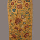 Yellow Kalamkari Hand Painted Sico Stole with Floral Design - Global Threads | Swadesiicart