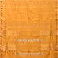 Yellow Khadi Cotton Handloom Saree with Buta and Strip Pallu Design - Global Threads | Swadesiicart