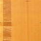 Yellow Khadi Cotton Handloom Saree with Buta and Strip Pallu Design - Global Threads | Swadesiicart