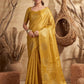 Anaita Yellow Tissue Silk Woven Saree With Blouse