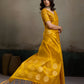 Anaita Yellow Tissue Silk Woven Saree With Blouse