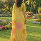Anaita Yellow Linen Saree With Blouse Piece