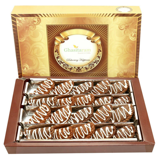 Ghasitaram Holi Sweets - Chocolate Gujiya | Swadesiicart