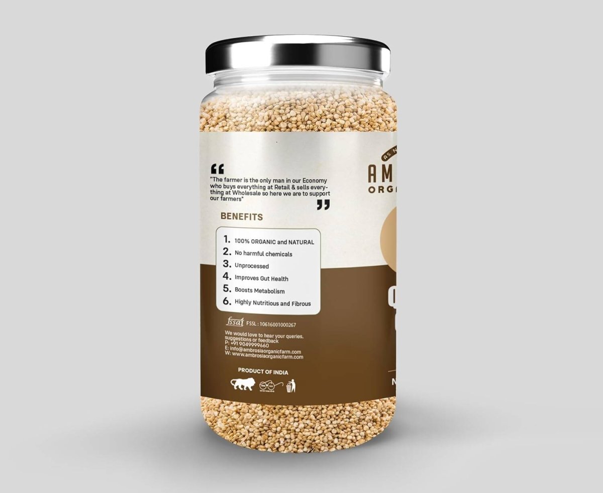 Ambrosia Organic Farm Quinoa Grain - Swadesiicart