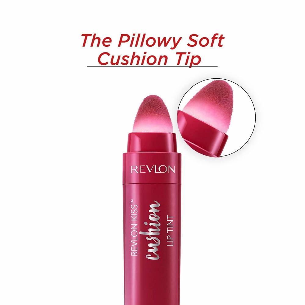 Revlon Kisstty Kiss Cushion Lip Tint - Naughty Mauve - Swadesiicart