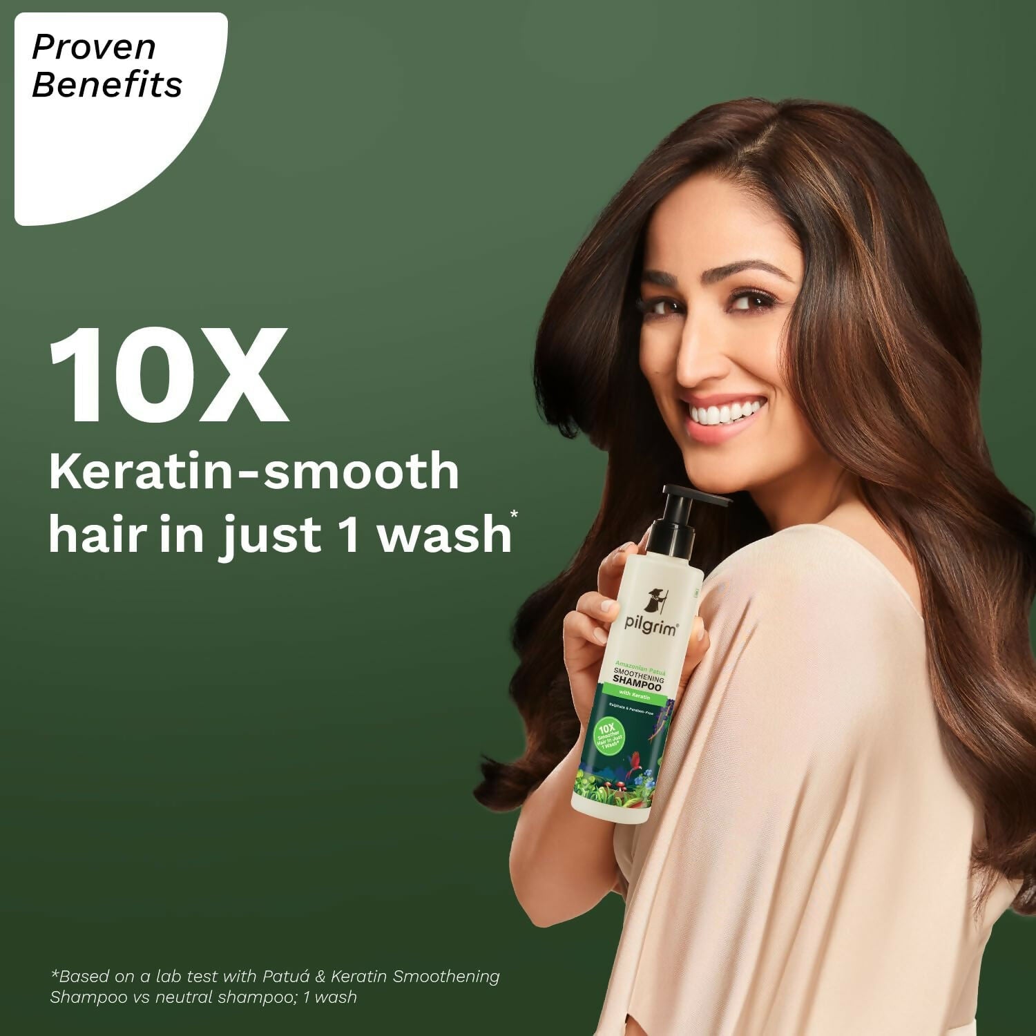 Pilgrim Patua & Keratin Hair Smoothening Shampoo For Dry & Frizzy Hair - Swadesiicart