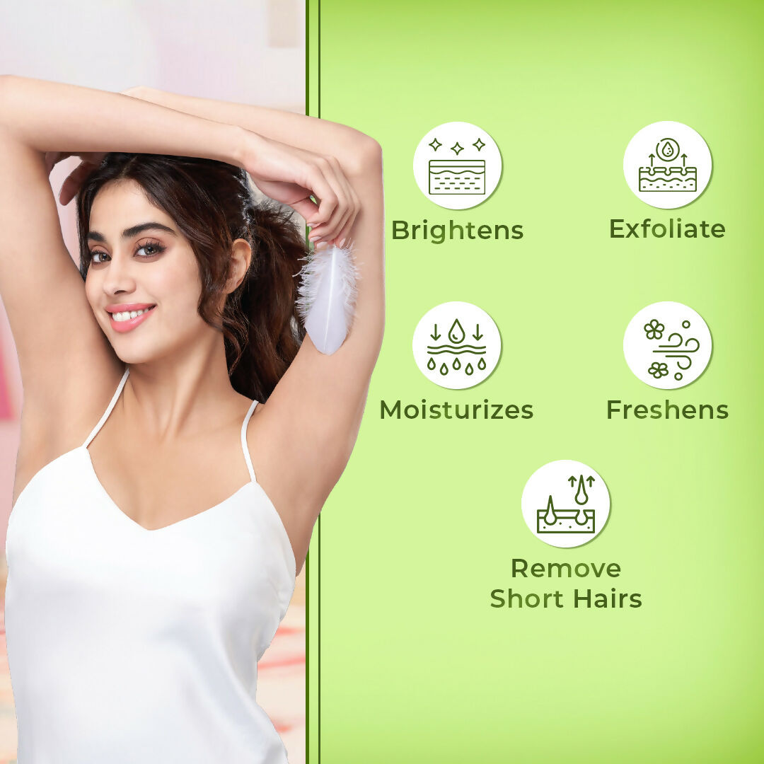 VI-JOHN Feather Touch Lime & Aloevera Hair Removal Cream for Women for Dry Skin, Suitable for Legs, Underarms, Bikini Line, Arms | Swadesiicart