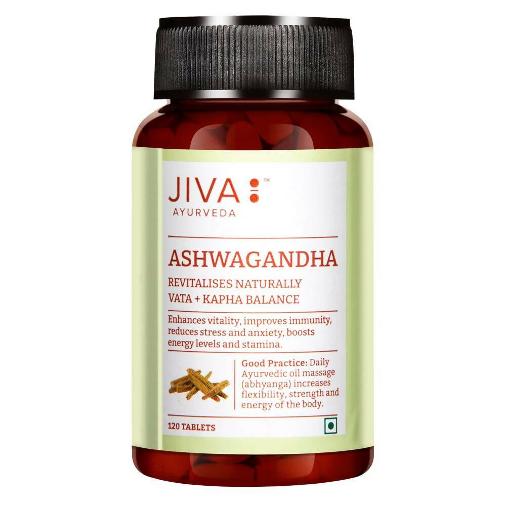 Jiva Ayurveda Ashwagandha Tablets - Swadesiicart