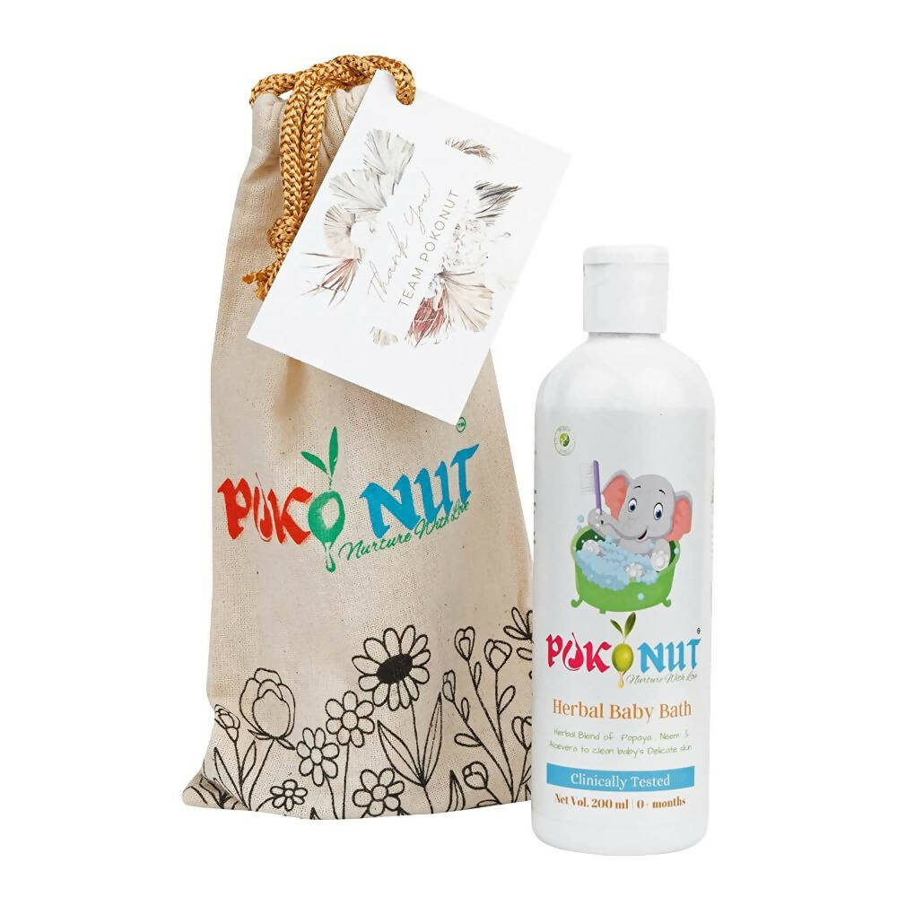 Pokonut Herbal Baby Body Bath - Swadesiicart