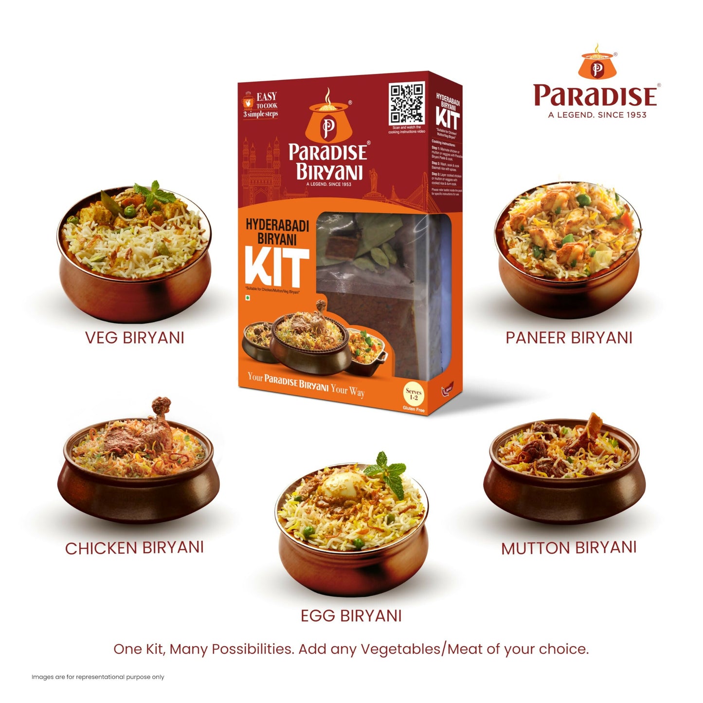 Paradise Hyderabadi Biryani Kit - Swadesiicart