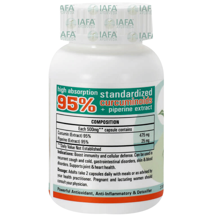 Iafa Ayuveda Curcumin Veg Capsules | Swadesiicart