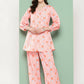 Ahalyaa Women's Traditional Wear Co-ods - Pink