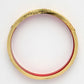 NVR Women's Set Of 2 Gold-Polished Red Kundan Traditional Bangles - Swadesiicart
